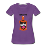 Smiling I got Rum 2020 - Women’s Premium T-Shirt - purple