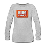 RUM STAFF - Women's Premium Long Sleeve T-Shirt - heather gray