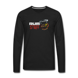 RUM STAFF - Men's Premium Long Sleeve T-Shirt - black