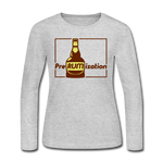 PreRUMization - Women's Long Sleeve Jersey T-Shirt - gray