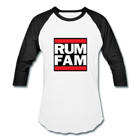 Rum Family Inu-A-Kena 2020 - Baseball T-Shirt - white/black