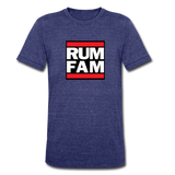 Rum Family Inu-A-Kena 2020 - Unisex Tri-Blend T-Shirt - heather indigo