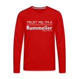 Trust me I'm A Rummelier - Men's Premium Long Sleeve T-Shirt - red