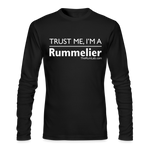 Trust Me I'am a Rummelier (Original) - Men's Long Sleeve T-Shirt - black
