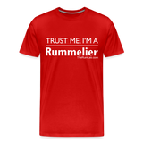 Trust me I'm A Rummelier - Men's Premium T-Shirt - red