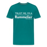 Trust me I'm A Rummelier - Men's Premium T-Shirt - teal