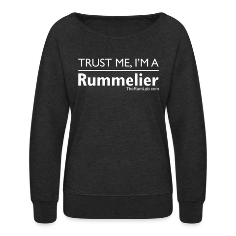 Trust me I'm A Rummelier - Women’s Crewneck Sweatshirt - heather black