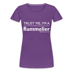 Trust me I'm A Rummelier - Women’s Premium T-Shirt - purple