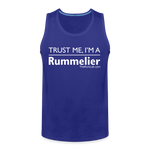 Trust Me I’m a Rummelier - Men’s Premium Tank - royal blue
