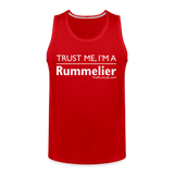 Trust Me I’m a Rummelier - Men’s Premium Tank - red