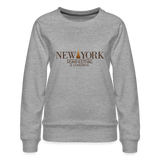 New York Rum Festival & Congress 2021 - Women’s Premium Sweatshirt - heather grey