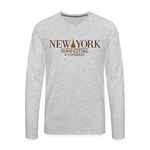 New York Rum Festival & Congress 2021 - Men's Long Sleeve T-Shirt - heather gray