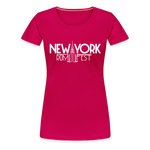 New York Rum Festival 2000 - Women’s Premium T-Shirt - dark pink