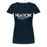 New York Rum Festival 2000 - Women’s Premium T-Shirt - deep navy