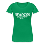 New York Rum Festival 2000 - Women’s Premium T-Shirt - kelly green