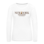 New York Rum Festival & Congress 2021 - Women's Premium Long Sleeve T-Shirt - white