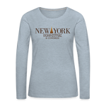 New York Rum Festival & Congress 2021 - Women's Premium Long Sleeve T-Shirt - heather ice blue