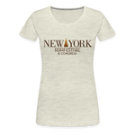 New York Rum Festival & Congress 2021 - Women’s Premium T-Shirt - heather oatmeal