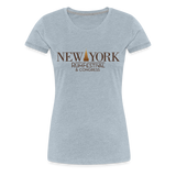 New York Rum Festival & Congress 2021 - Women’s Premium T-Shirt - heather ice blue