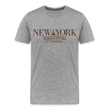 New York Rum Festival & Congress 2021 - Men's Premium T-Shirt - heather gray