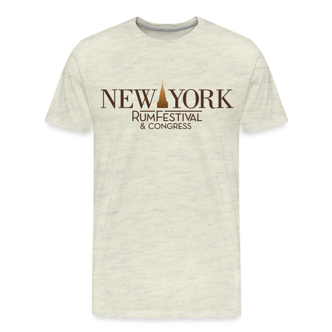 New York Rum Festival & Congress 2021 - Men's Premium T-Shirt - heather oatmeal