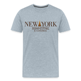 New York Rum Festival & Congress 2021 - Men's Premium T-Shirt - heather ice blue