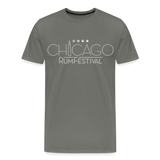 Chicago Rum Festival - Men's Premium T-Shirt - asphalt gray