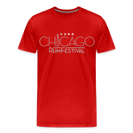 Chicago Rum Festival - Men's Premium T-Shirt - red