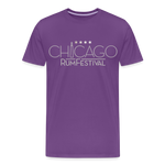 Chicago Rum Festival - Men's Premium T-Shirt - purple
