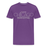 Chicago Rum Festival - Men's Premium T-Shirt - purple