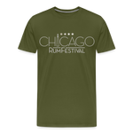 Chicago Rum Festival - Men's Premium T-Shirt - olive green