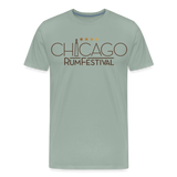Chicago Rum Festival 2022 - Men's Premium T-Shirt - steel green