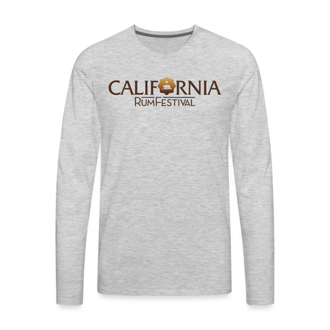 California Rum Festival 2021 - Men's Long Sleeve T-Shirt - heather gray