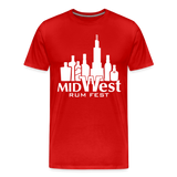 Chicago Rum Festival 2000W - Men's Premium T-Shirt - red