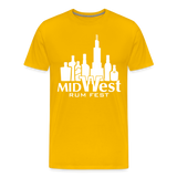 Chicago Rum Festival 2000W - Men's Premium T-Shirt - sun yellow