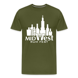 Chicago Rum Festival 2000W - Men's Premium T-Shirt - olive green