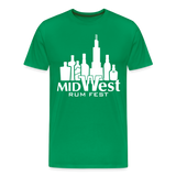 Chicago Rum Festival 2000W - Men's Premium T-Shirt - kelly green