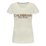 California Rum Festival 2021 - Women’s Premium T-Shirt - heather oatmeal