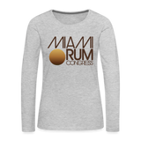 Miami Rum Congress 2022 - Women's Premium Long Sleeve T-Shirt - heather gray