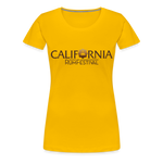 California Rum Festival 2021 - Women’s Premium T-Shirt - sun yellow