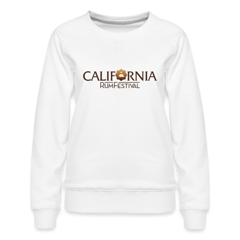 California Rum Festival 2021 - Women’s Premium Sweatshirt - white