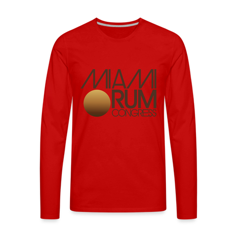 Miami Rum Congress 2022 - Men's Premium Long Sleeve T-Shirt - red