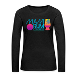 Miami Rum Congress - Women's Premium Long Sleeve T-Shirt - charcoal grey