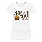 Miami Rum Congress 2022 - Women’s Premium T-Shirt - white