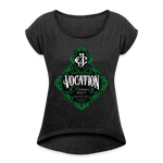 Vocation - Women's Roll Cuff T-Shirt - heather black