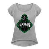 Vocation - Women's Roll Cuff T-Shirt - heather gray