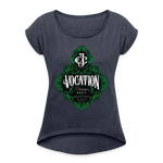 Vocation - Women's Roll Cuff T-Shirt - navy heather
