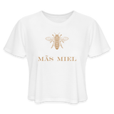 Honey - Women's Cropped T-Shirt - white