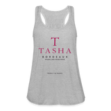 Tasha - Women's Flowy Tank Top by Bella - heather gray