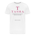 Tasha - Men's Premium T-Shirt - white